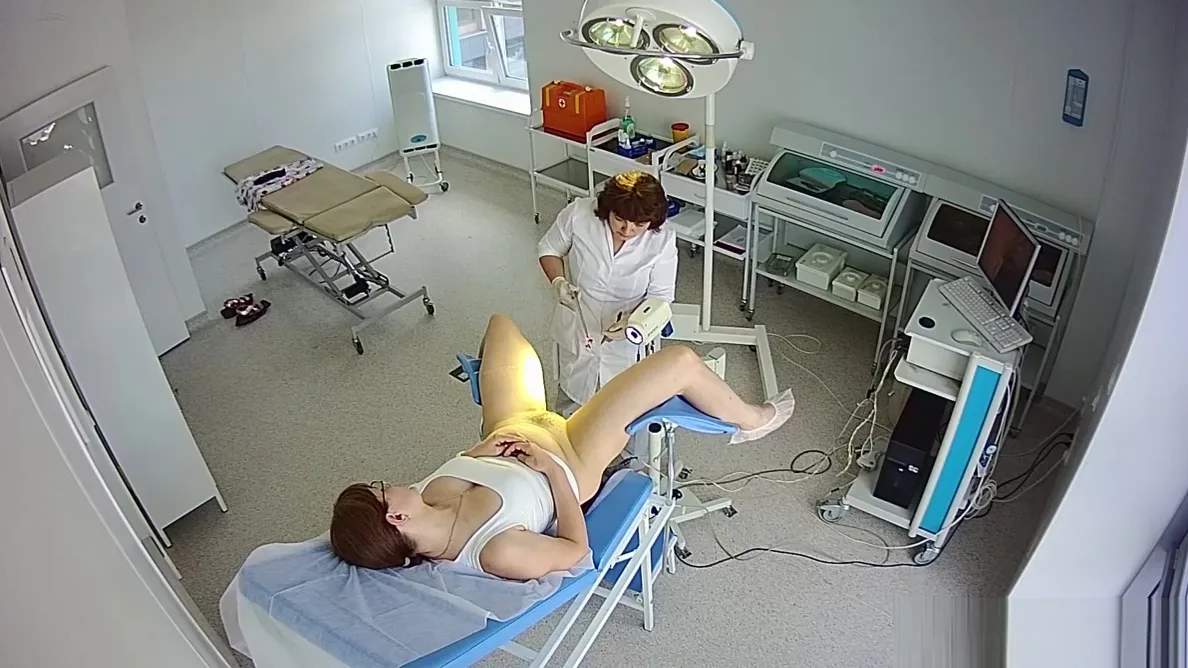 Hidden camera in the gynecological office