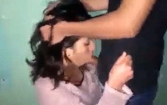 All friends cheered and recorded my blowjob fun