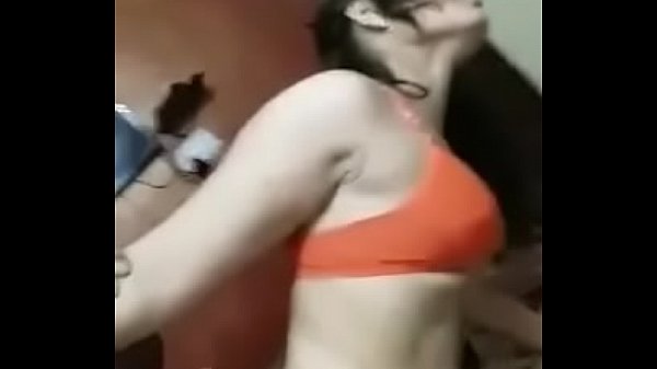 my wifes sexy orange bra