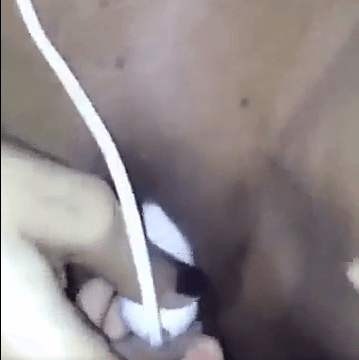 Desi girl using vibrator for first time