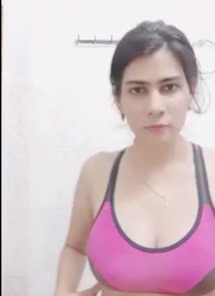 Punjabi bhabhi getting undressed on cam