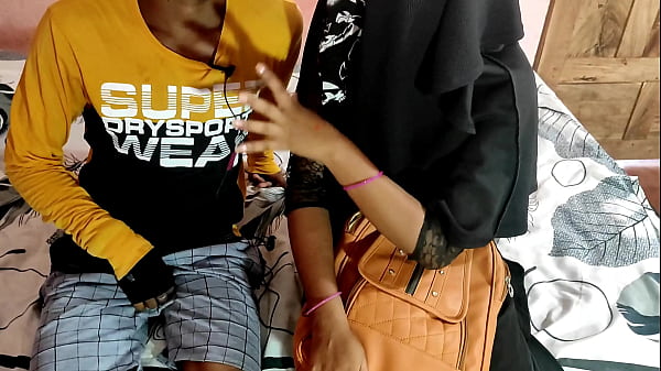 Hindu boy called Muslim school girl Sophia home and fucked her hard
