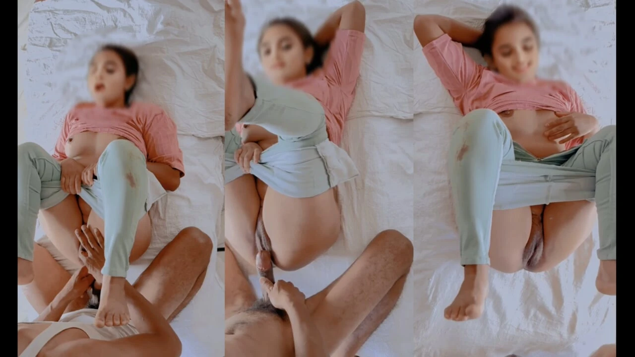 Beautiful Indian village Stepsister Suman sex in outdoor with her stepbrother, xxx video tight pussy getting fucked hindi