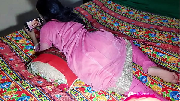 Indian Stepsister Watching Porn Video, Step Brother Fucks his Step Sister With clear Hindi voice