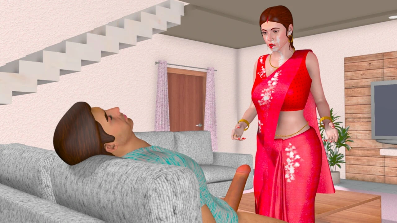 Pyasi Bhabi Indian 3D Porn Animation in Hindi – Devar Bhabi Sex